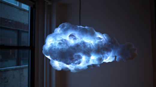 Diese verdammt coole Wolkenlampe bringt das Gewitter direkt ins Wohnzimmer